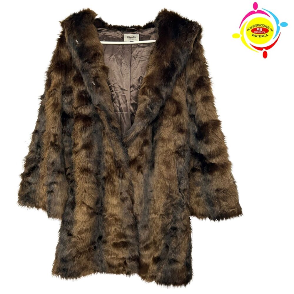 *RUBY ED BROWN COAT